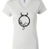 Women's Short Sleeve V-Neck T-Shirt Thumbnail