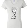 Women's Short Sleeve V-Neck T-Shirt Thumbnail