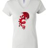 Women's Short Sleeve V-Neck T-Shirt Thumbnail