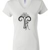 Women's Short Sleeve V-Neck T-Shirt Thumbnail