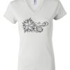 Women's Short Sleeve V-Neck T-Shirt Thumbnail