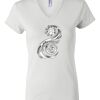 Women's Short Sleeve V-Neck T-Shirt Thumbnail