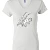 Women's Short Sleeve V-Neck T-Shirt Thumbnail