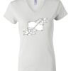 Women's Short Sleeve V-Neck T-Shirt Thumbnail