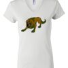 Women's Short Sleeve V-Neck T-Shirt Thumbnail