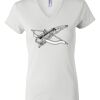 Women's Short Sleeve V-Neck T-Shirt Thumbnail