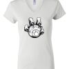 Women's Short Sleeve V-Neck T-Shirt Thumbnail