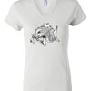 Women's Short Sleeve V-Neck T-Shirt Thumbnail