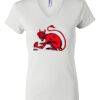 Women's Short Sleeve V-Neck T-Shirt Thumbnail