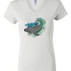 Women's Short Sleeve V-Neck T-Shirt Thumbnail