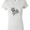 Women's Short Sleeve V-Neck T-Shirt Thumbnail