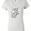 Women's Short Sleeve V-Neck T-Shirt Thumbnail