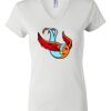 Women's Short Sleeve V-Neck T-Shirt Thumbnail