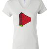 Women's Short Sleeve V-Neck T-Shirt Thumbnail