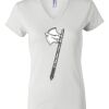 Women's Short Sleeve V-Neck T-Shirt Thumbnail