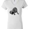 Women's Short Sleeve V-Neck T-Shirt Thumbnail