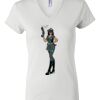 Women's Short Sleeve V-Neck T-Shirt Thumbnail