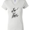 Women's Short Sleeve V-Neck T-Shirt Thumbnail