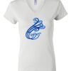 Women's Short Sleeve V-Neck T-Shirt Thumbnail