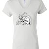 Women's Short Sleeve V-Neck T-Shirt Thumbnail