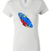 Women's Short Sleeve V-Neck T-Shirt Thumbnail