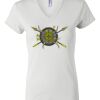 Women's Short Sleeve V-Neck T-Shirt Thumbnail