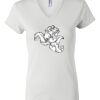 Women's Short Sleeve V-Neck T-Shirt Thumbnail