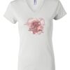 Women's Short Sleeve V-Neck T-Shirt Thumbnail