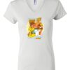 Women's Short Sleeve V-Neck T-Shirt Thumbnail