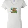 Women's Short Sleeve V-Neck T-Shirt Thumbnail