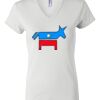 Women's Short Sleeve V-Neck T-Shirt Thumbnail