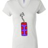 Women's Short Sleeve V-Neck T-Shirt Thumbnail