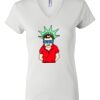 Women's Short Sleeve V-Neck T-Shirt Thumbnail