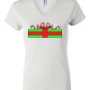 Women's Short Sleeve V-Neck T-Shirt Thumbnail