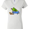 Women's Short Sleeve V-Neck T-Shirt Thumbnail