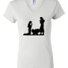 Women's Short Sleeve V-Neck T-Shirt Thumbnail