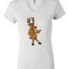 Women's Short Sleeve V-Neck T-Shirt Thumbnail