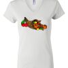 Women's Short Sleeve V-Neck T-Shirt Thumbnail