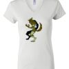 Women's Short Sleeve V-Neck T-Shirt Thumbnail