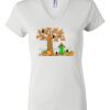 Women's Short Sleeve V-Neck T-Shirt Thumbnail