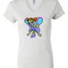 Women's Short Sleeve V-Neck T-Shirt Thumbnail