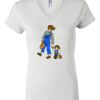 Women's Short Sleeve V-Neck T-Shirt Thumbnail