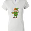 Women's Short Sleeve V-Neck T-Shirt Thumbnail