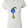 Women's Short Sleeve V-Neck T-Shirt Thumbnail