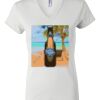 Women's Short Sleeve V-Neck T-Shirt Thumbnail