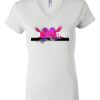 Women's Short Sleeve V-Neck T-Shirt Thumbnail