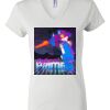 Women's Short Sleeve V-Neck T-Shirt Thumbnail