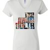 Women's Short Sleeve V-Neck T-Shirt Thumbnail