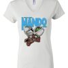 Women's Short Sleeve V-Neck T-Shirt Thumbnail