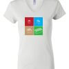 Women's Short Sleeve V-Neck T-Shirt Thumbnail